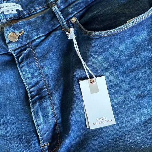 GOOD AMERICAN ALWAYS FITS GOOD LEGS SKINNY JEANS | INDIGO450 size 28-32 - Picture 5 of 9